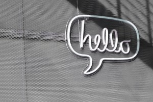 Here is a placeholder image with a speech bubble that says "Hello"